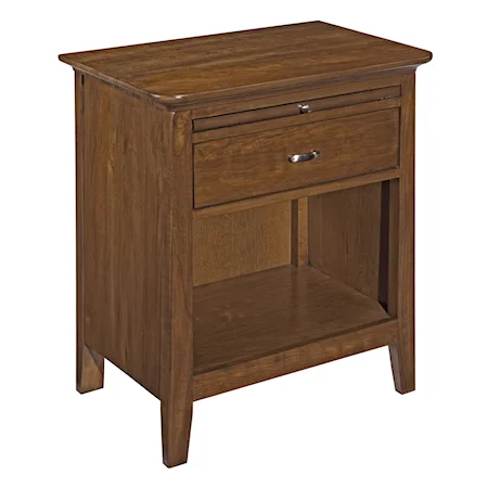 One Drawer Open Nightstand